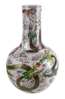 JARRÓN EN PORCELANA CHINA DE LA SEGUNDA MITAD DEL S.XX