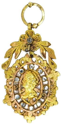 MEDALLA DECORATIVA DEL S.XIX