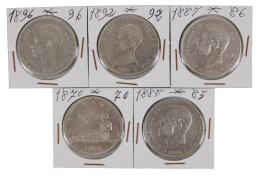 LOTE DE 5 MONEDAS ESPAÑOLAS
