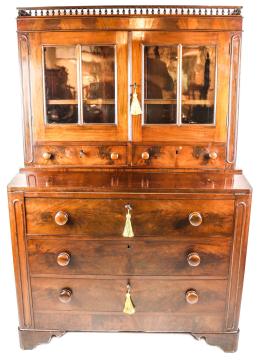 MUEBLE ESCRITORIO VICTORIANO SEGUNDO TERCIO S.XX