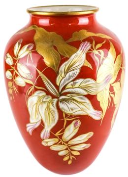 GRAN JARRÓN EN PORCELANA DE LA SEGUNDA MITAD DEL S.XX