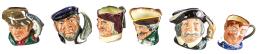 SEIS JARRITAS INGLESAS DE COLECCIÓN "ROYAL DOULTON"