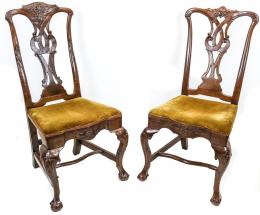 DOS SILLAS INGLESAS DEL SIGLO XVIII