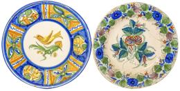 DOS PLATOS DE CERÁMICA VALENCIANA