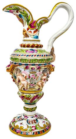 JARRA DE PORCELANA CAPODIMONTE