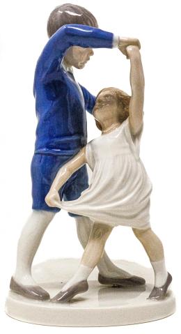 FIGURA DE PORCELANA "ROYAL COPENHAGEN" DEL ÚLTIMO CUARTO S.X