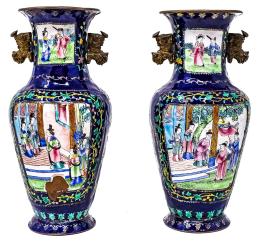 PAREJA DE JARRONES CHINOS DE PRINCIPIOS DEL S.XX