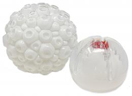 DOS GLOBOS EN CRISTAL DISEÑO AÑOS 70