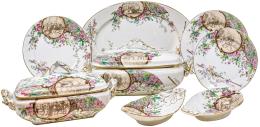 VAJILLA EN PORCELANA DE FINALES DEL S.XIX