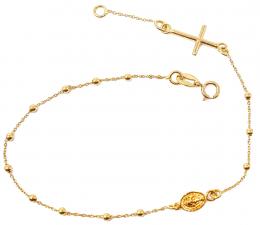 PULSERA ROSARIO DE ORO
