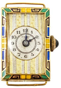 RELOJ PULSERA ART DECÓ 1930