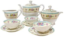 JUEGO DE TÉ LIMOGES DE MEDIADOS DEL S.XX
