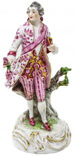 FIGURA EN PORCELANA ALEMANA DEL PRIMER TERCIO DEL S.XX