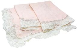 JUEGO DE CAMA DE MATRIMONIO EN HILO DE LA SEGUNDA MITAD S.XX