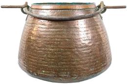GRAN OLLA DE COBRE DEL SIGLO XIX