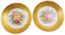 PAREJA DE PLATOS DECORATIVOS DE MEDIADOS S.XX