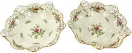 PAREJA DE CENTROS EN PORCELANA ROSENTHAL MEDIADOS DEL S.XX