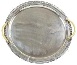 BANDEJA CIRCULAR EN PLATA DEL ÚLTIMO TERCIO DEL S.XX