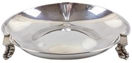 PEQUEÑO CENTRO DE MESA EN PLATA DE MEDIADOS DEL S.XX
