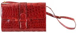 BOLSO EN PIEL DE COCODRILO AÑOS 70