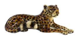 FIGURA DE LEOPARDO FIRMADA "BAVOTTI"