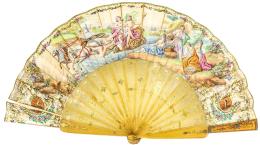 ABANICO DEL ÚLTIMO CUARTO DE SIGLO XIX