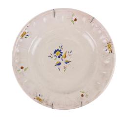 PLATO DE CERÁMICA DE ALCORA DEL SIGLO XIX