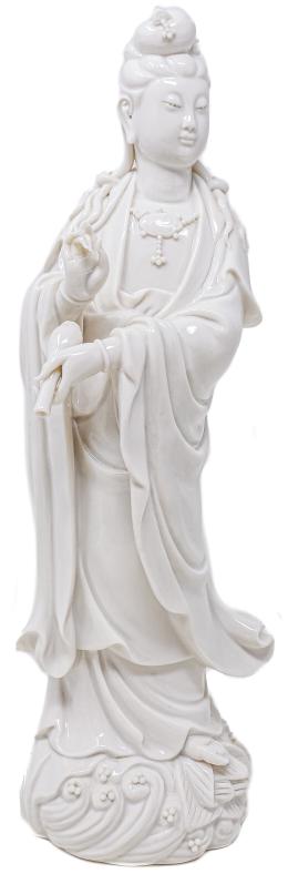 FIGURA EN PORCELANA BLANCA DE LA SEGUNDA MITAD DEL S.XX