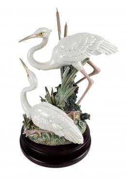 FIGURA DE PORCELANA LLADRÓ "GARZAS"