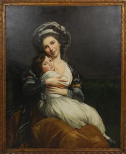 ESCUELA FRANCESA COPIA DE OBRA DE VIGÉE-LE BRUN"