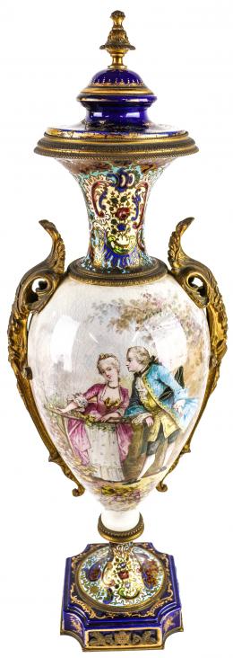 JARRÓN SÈVRES DE FINALES DEL S.XIX