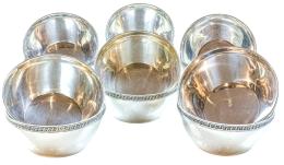CONJUNTO DE 12 BOLES EN PLATA PUIG DORIA ÚLTIMO CUARTO S.XX
