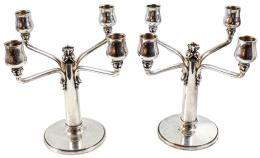 PAREJA DE CANDELABROS JENSEN