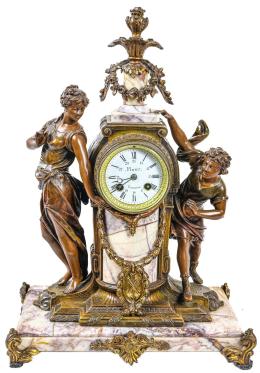 RELOJ DE SOBREMESA FRANCES DE FINALES DEL S.XIX