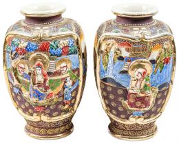 PAREJA DE JARRONES ORIENTALES