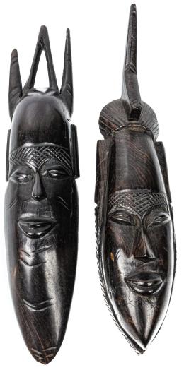 DOS TALLAS AFRICANAS DE MEDIADOS DEL S.XX