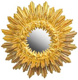 ESPEJO DE PARED EN FORMA DE SOL