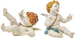 DOS FIGURAS EN PORCELANA DE ALCORA