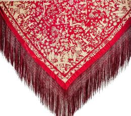 MANTÓN DE MANILA DE FINALES DEL S.XIX