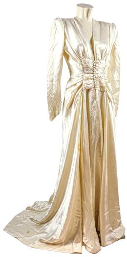 VESTIDO DE NOVIA AÑOS 40