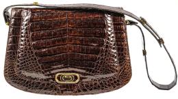 BOLSO EN PIEL DE COCODRILO DEL ÚLTIMO CUARTO DEL S.XX