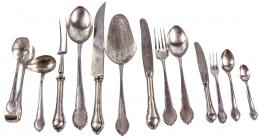 CUBERTERIA DE PLATA DEL PRIMER TERCIO DEL S.XX
