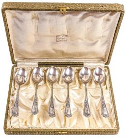 CONJUNTO DE CUCHARILLAS DE PLATA DE MEDIADOS DEL S.XX