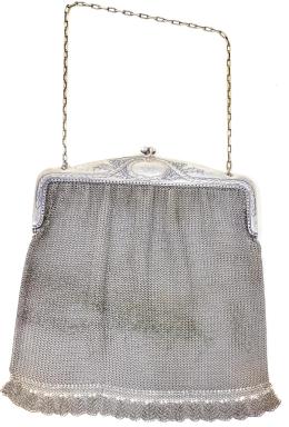 BOLSO DE MALLA DEL PRIMER CUARTO DE SIGLO XX