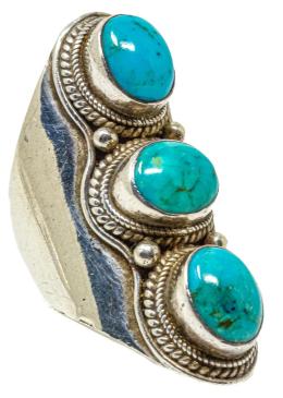 ANILLO LANZADERA CON TURQUENITA
