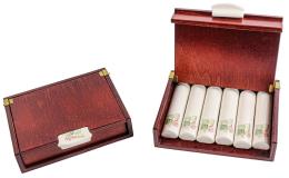 CONJUNTO DE REPOSA CUBIERTOS EN PORCELANA