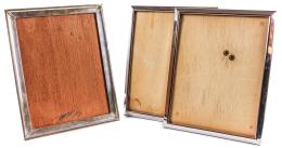 MARCO PORTAFOTOS EN PLATA Y DOS MARCOS PORTAFOTOS EN METAL