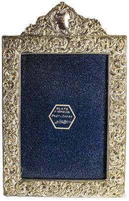 MARCO PORTAFOTOS EN PLATA DEL ÚLTIMO CUARTO DEL S.XX