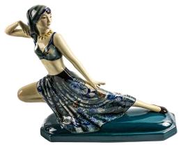 FIGURA EN CERÁMICA AUSTRÍACA DEL PRIMER TERCIO DEL S.XX