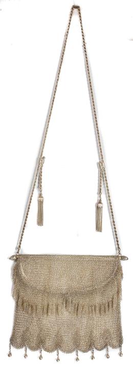 BOLSO DE MALLA EN PLATA DEL PRIMER TERCIO DEL S.XX